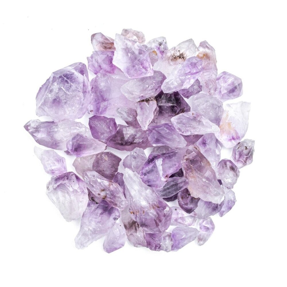 3/4 lb Amethyst Points & Pieces Natural Crystals Bulk Gemstones Wholesale Rocks